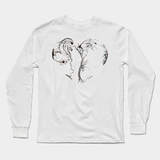 My heart beats for you Valentine.  Happy Valentine’s Day Long Sleeve T-Shirt